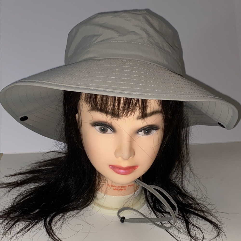 Lightweight Protection Zone Unisex Grey Barrel Adjustable Outdoor Floppy Hat